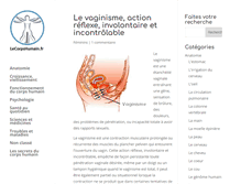 Tablet Screenshot of lecorpshumain.fr